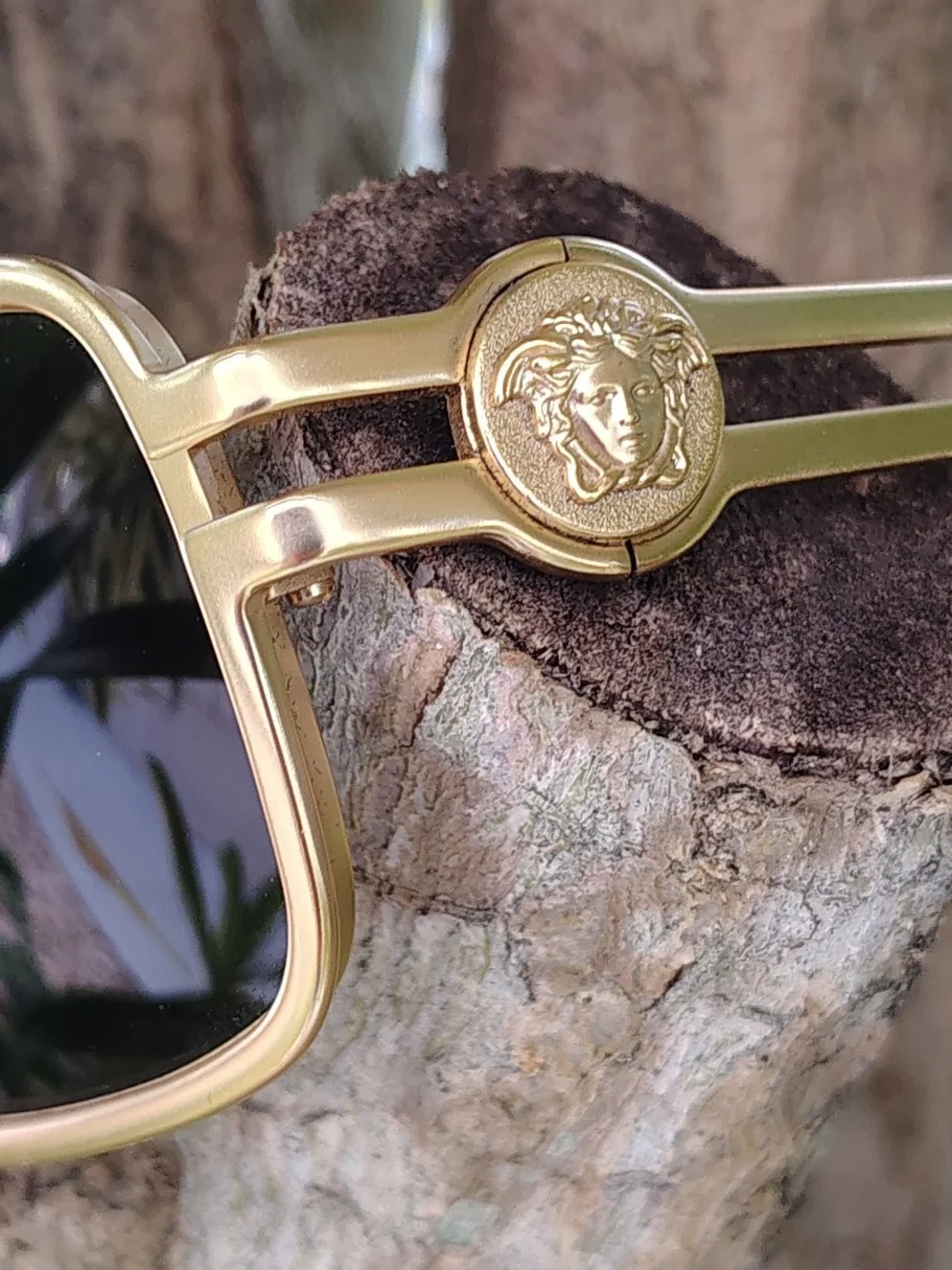 90s Vintage Gianni Versace Sunglasses Mod. S53 Col. 13M With Case